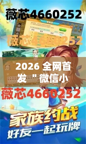 2026 全网首发 ＂微信小程序家乡大贰开挂器	”详细辅助教程分享