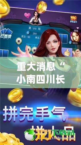 重大消息“小南四川长牌辅助工具”(原来确实是有挂)