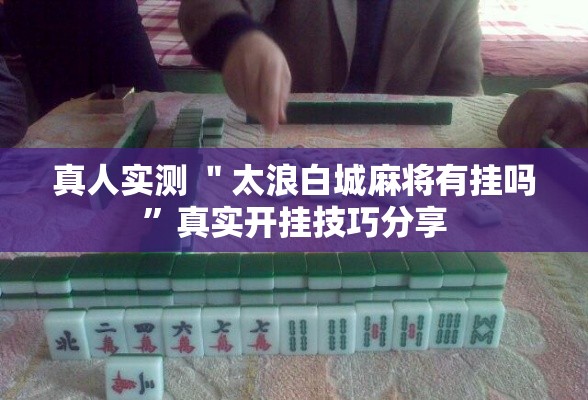 真人实测 ＂太浪白城麻将有挂吗”真实开挂技巧分享