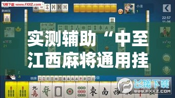 实测辅助“中至江西麻将通用挂”揭秘透视辅助万能挂用法