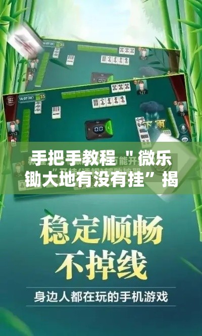 手把手教程 ＂微乐锄大地有没有挂”揭秘透视辅助万能挂
