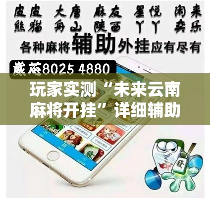 玩家实测“未来云南麻将开挂”详细辅助透视