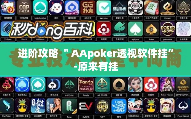 进阶攻略 ＂AApoker透视软件挂”-原来有挂