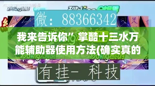 我来告诉你”掌酷十三水万能辅助器使用方法(确实真的有挂)-知乎