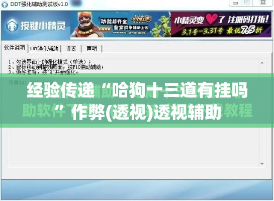 经验传递“哈狗十三道有挂吗”作弊(透视)透视辅助