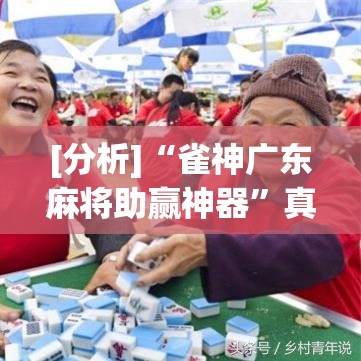 [分析]“雀神广东麻将助赢神器”真实开挂技巧分享