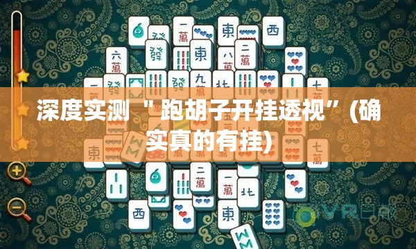 深度实测 ＂跑胡子开挂透视	”(确实真的有挂)