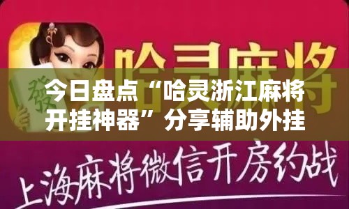 今日盘点“哈灵浙江麻将开挂神器	”分享辅助外挂教程