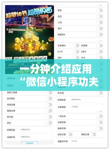 一分钟介绍应用“微信小程序功夫川麻免费开挂神器”分享用挂教程