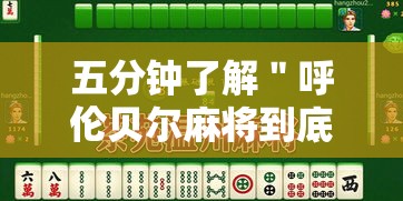 五分钟了解＂呼伦贝尔麻将到底有没有挂”能不能开挂!