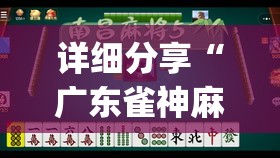 详细分享“广东雀神麻将怎么玩才赢	”(透视)开挂详细教程