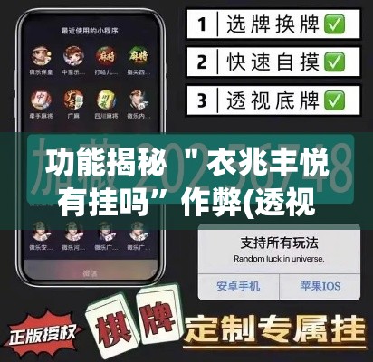 功能揭秘 ＂衣兆丰悦有挂吗”作弊(透视)透视辅助
