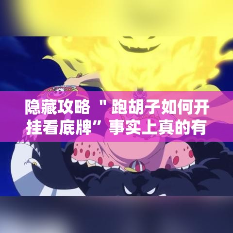 隐藏攻略 ＂跑胡子如何开挂看底牌”事实上真的有挂