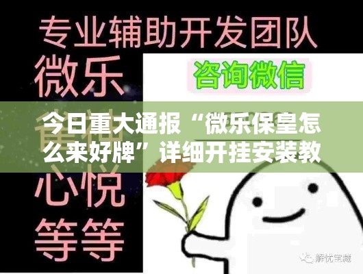今日重大通报“微乐保皇怎么来好牌	”详细开挂安装教程
